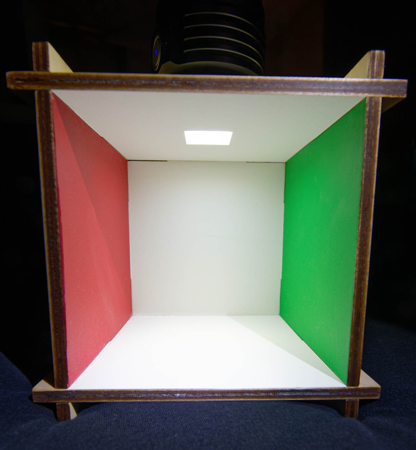 Illuminated Cornell Box